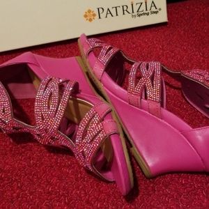 patrizia sparkling wedge sandal